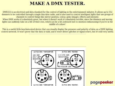 Big Clives DMX Tester