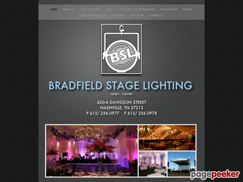 Bradfield Stage Lighting