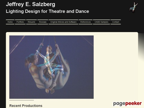 Jeffrey E. Salzberg, Lighting Designer